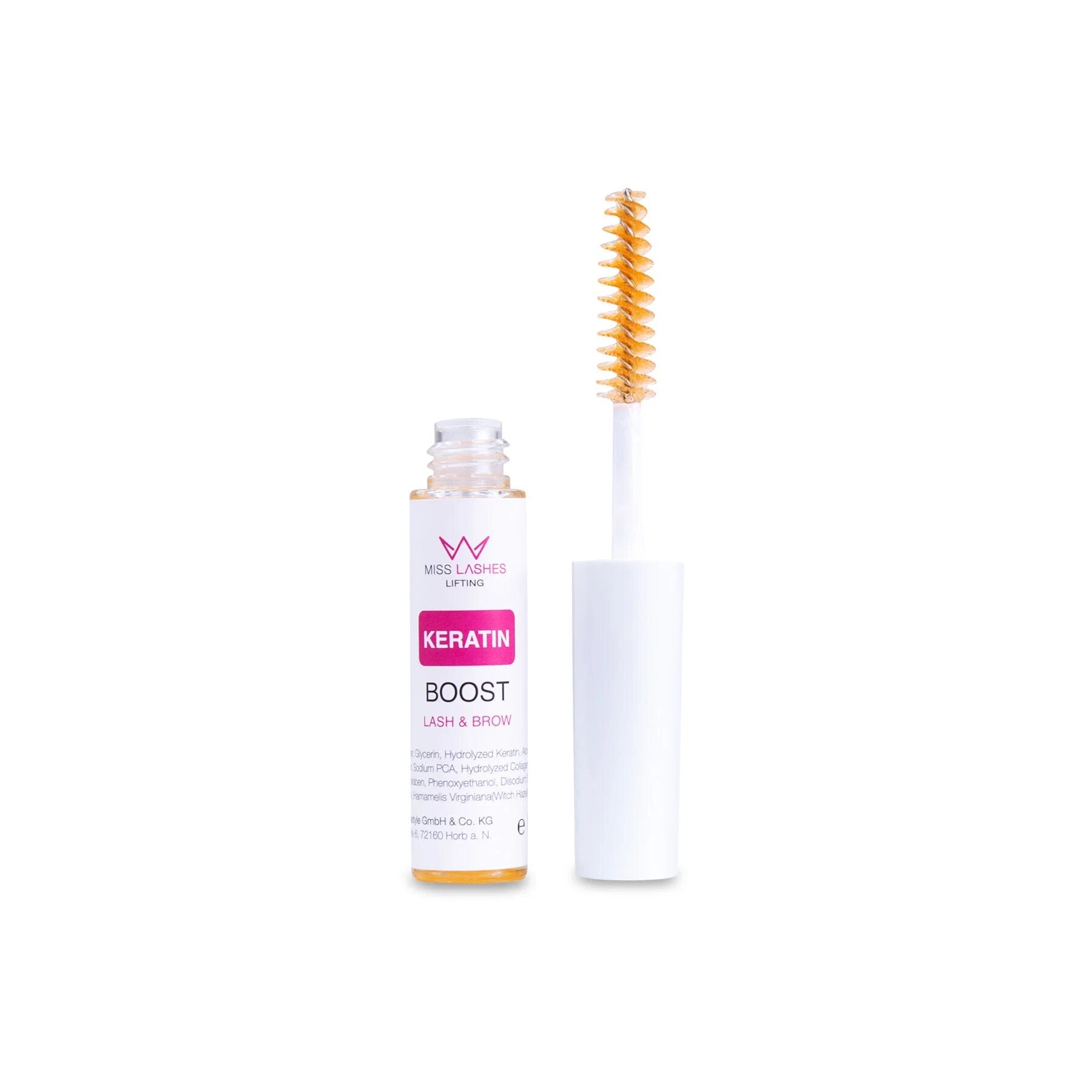 MISS LASHES Keratin Boost , 5ml, Spender offen mit Applikatorbürste