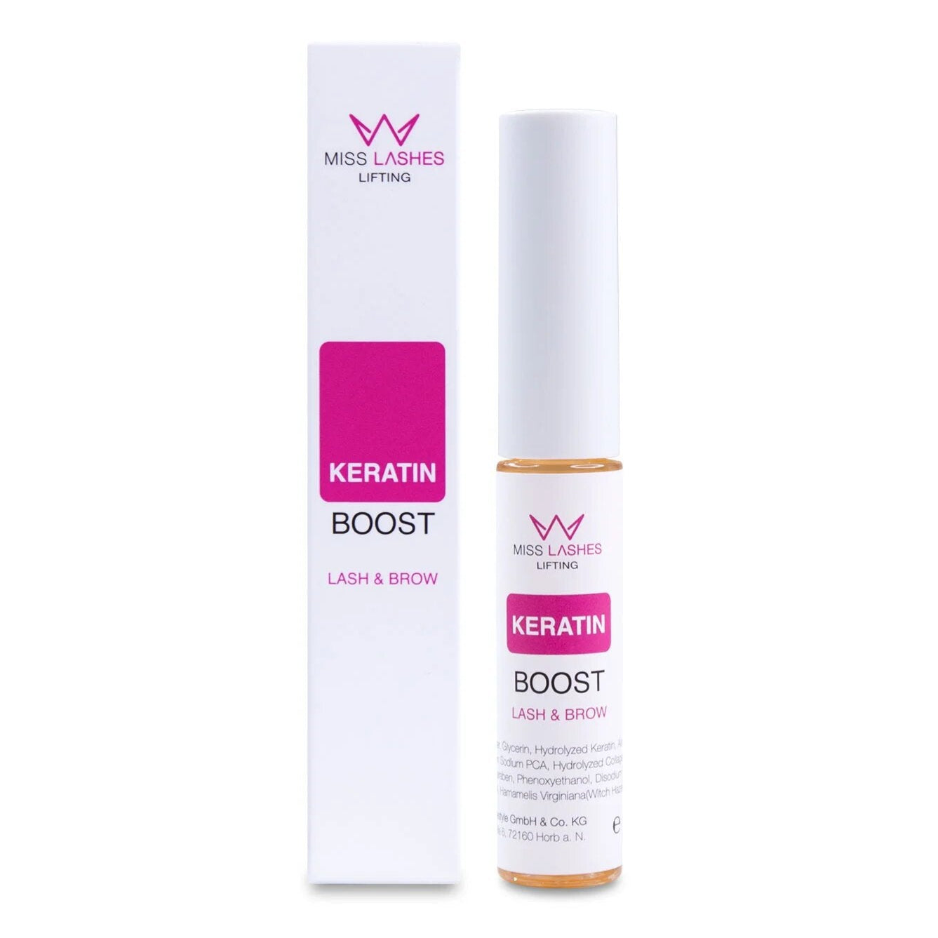 MISS LASHES Keratin Boost , 5ml, Spender und Umkarton