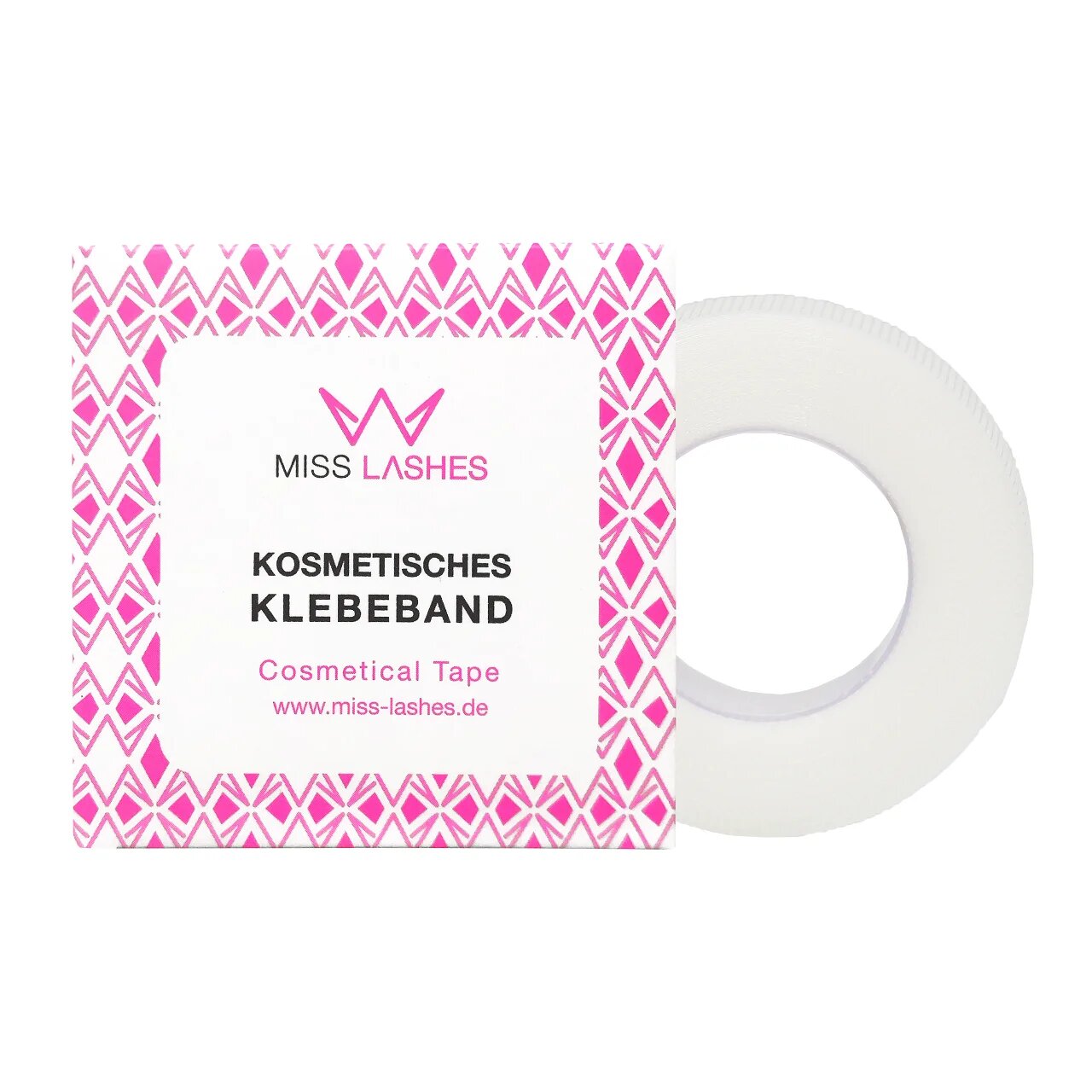 MISS LASHES Kosmetisches Klebeband, 900x1,25cm, Klebeband mit Umkarton