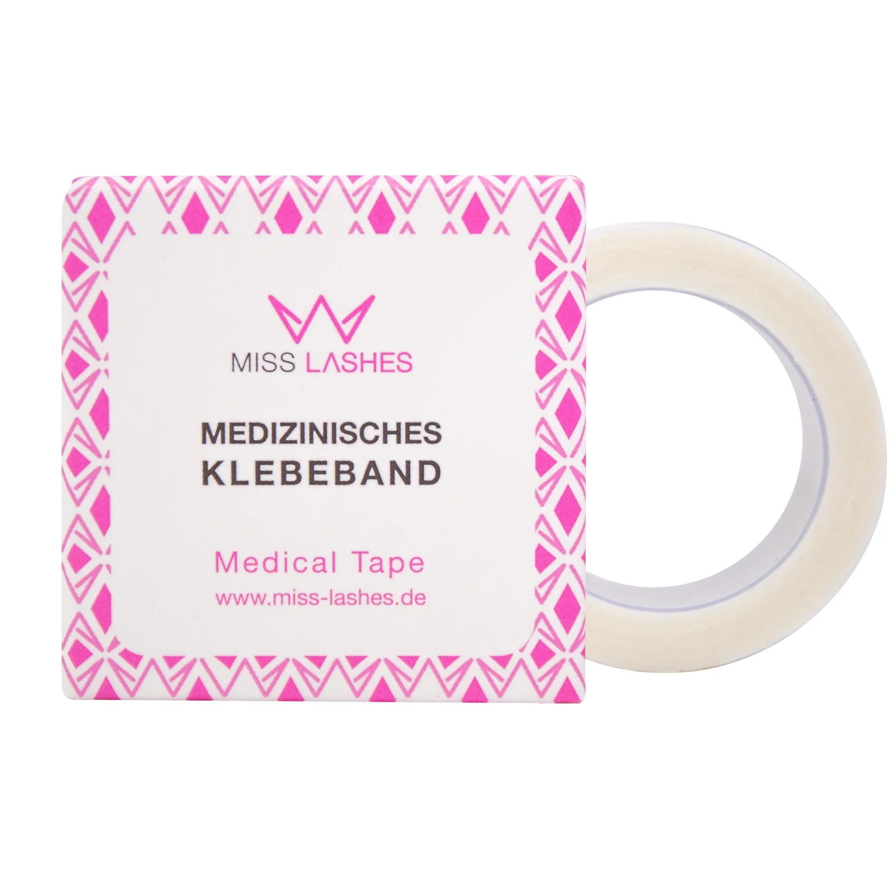 MISS LASHES Medizinisches Klebeband, 900x1,25cm , Klebeband und Umkarton