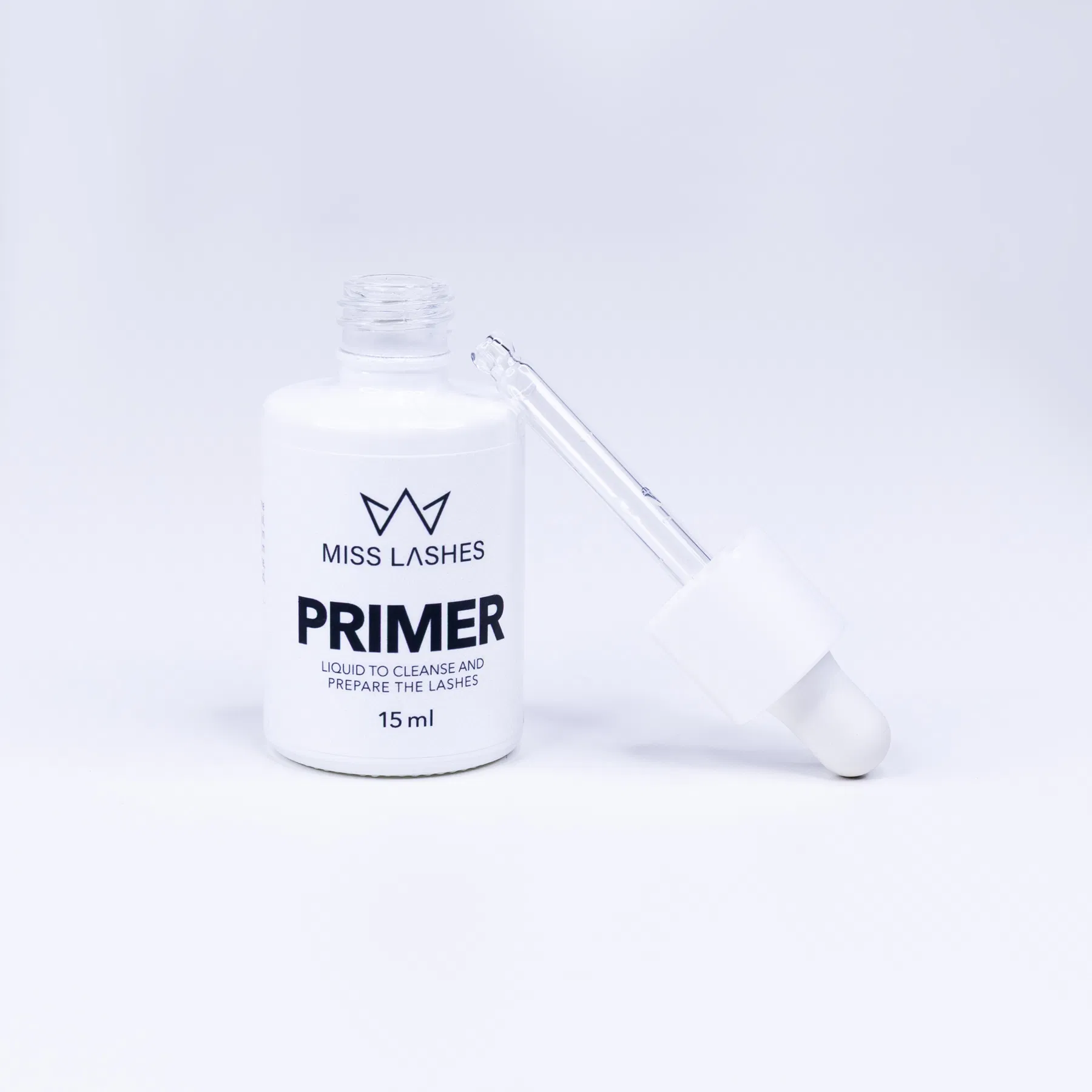 MISS LASHES Primer zur Vorbehandlung, 15ml, Pipettenflasche offen