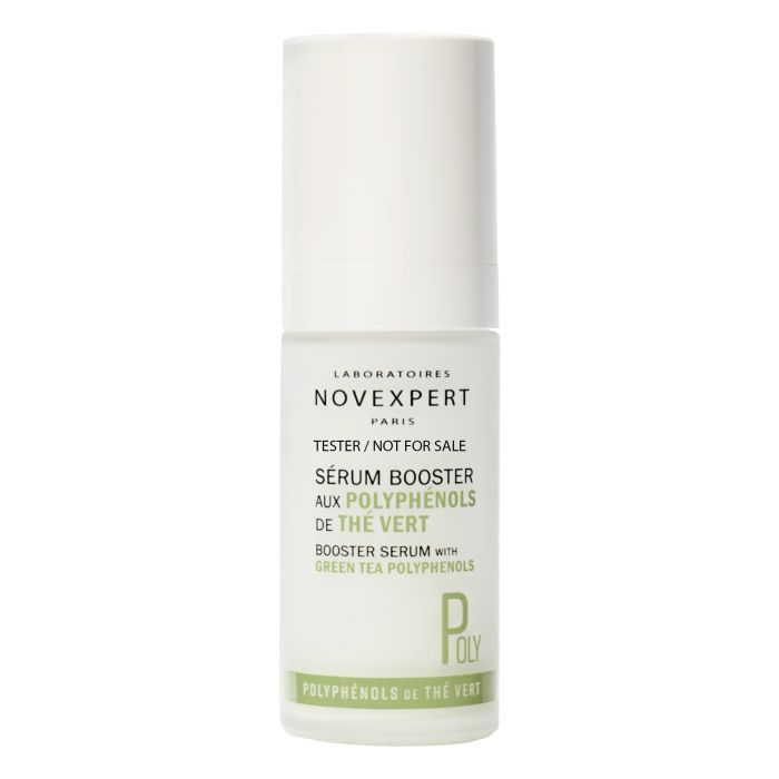 NOVEXPERT Booster Serum mit Polyphenolen aus grünem Tee – gegen Pigmentflecken, 30ml, Spender
