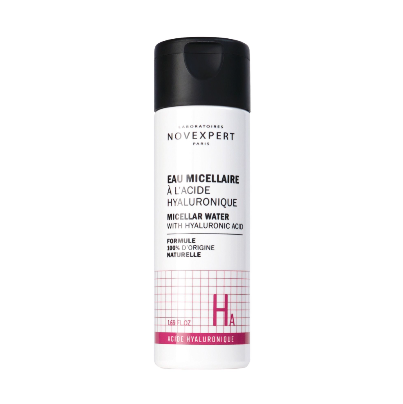 NOVEXPERT Micellar Water with Hyaluronic Acid – Reisegröße, 50ml