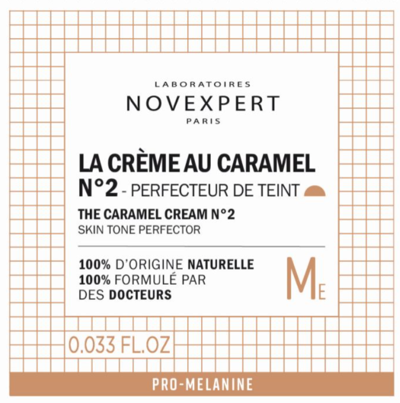 NOVEXPERT The Caramel Cream - Medium Shade – Probe, 0,7ml, Sachet