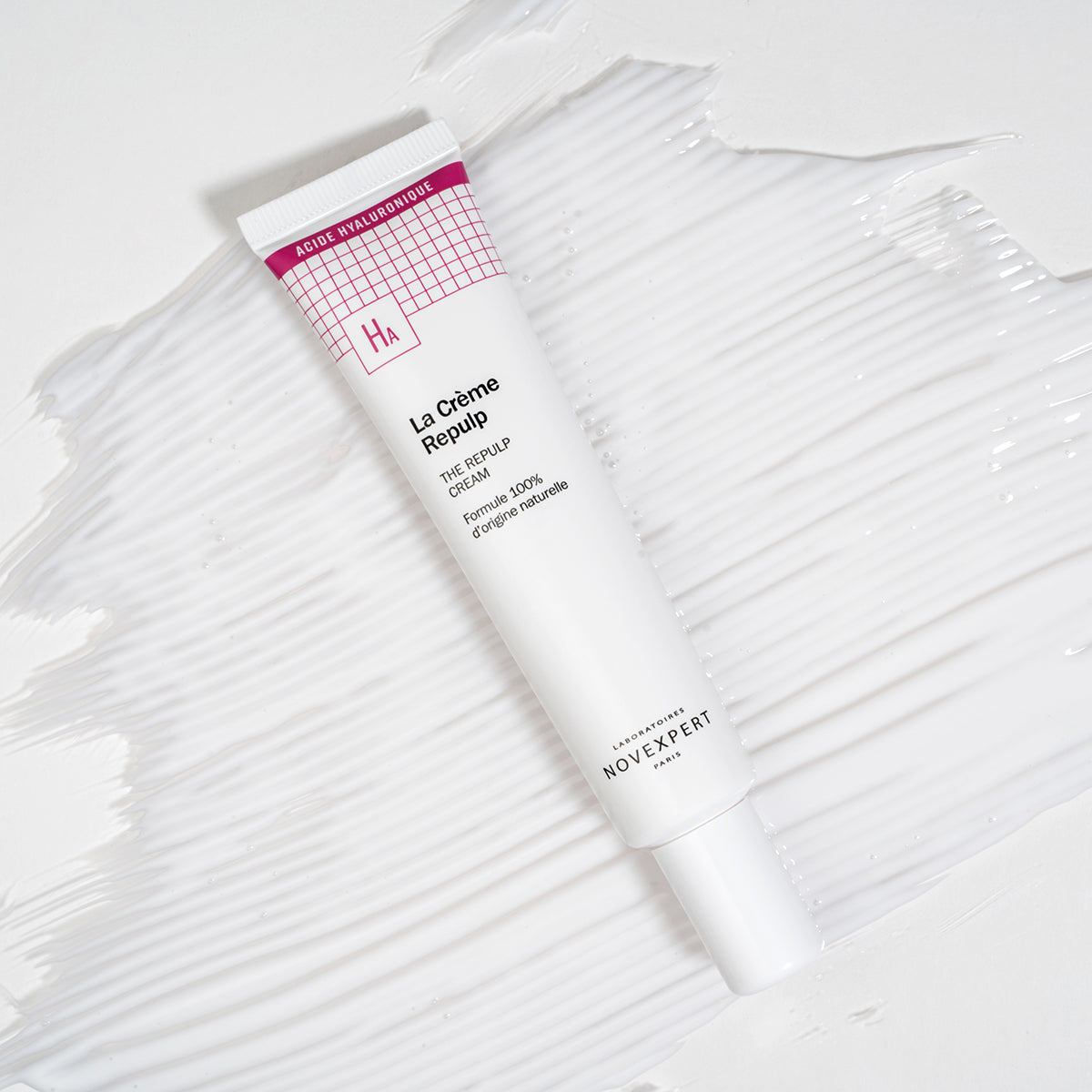 NOVEXPERT The Repulp Cream – Straffung für reife Haut, 40ml, Tube und Cremetextur