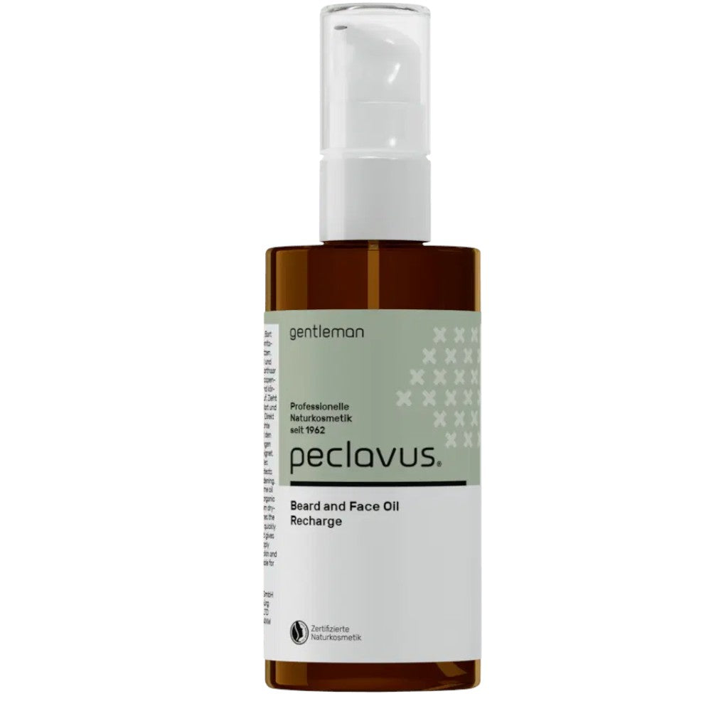 PECLAVUS Beard and Face Oil Recharge, 100ml, Flasche Vorderseite