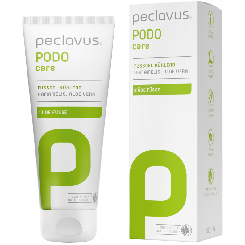 PECLAVUS Fußgel kühlend, 100ml, Tube und Umkarton