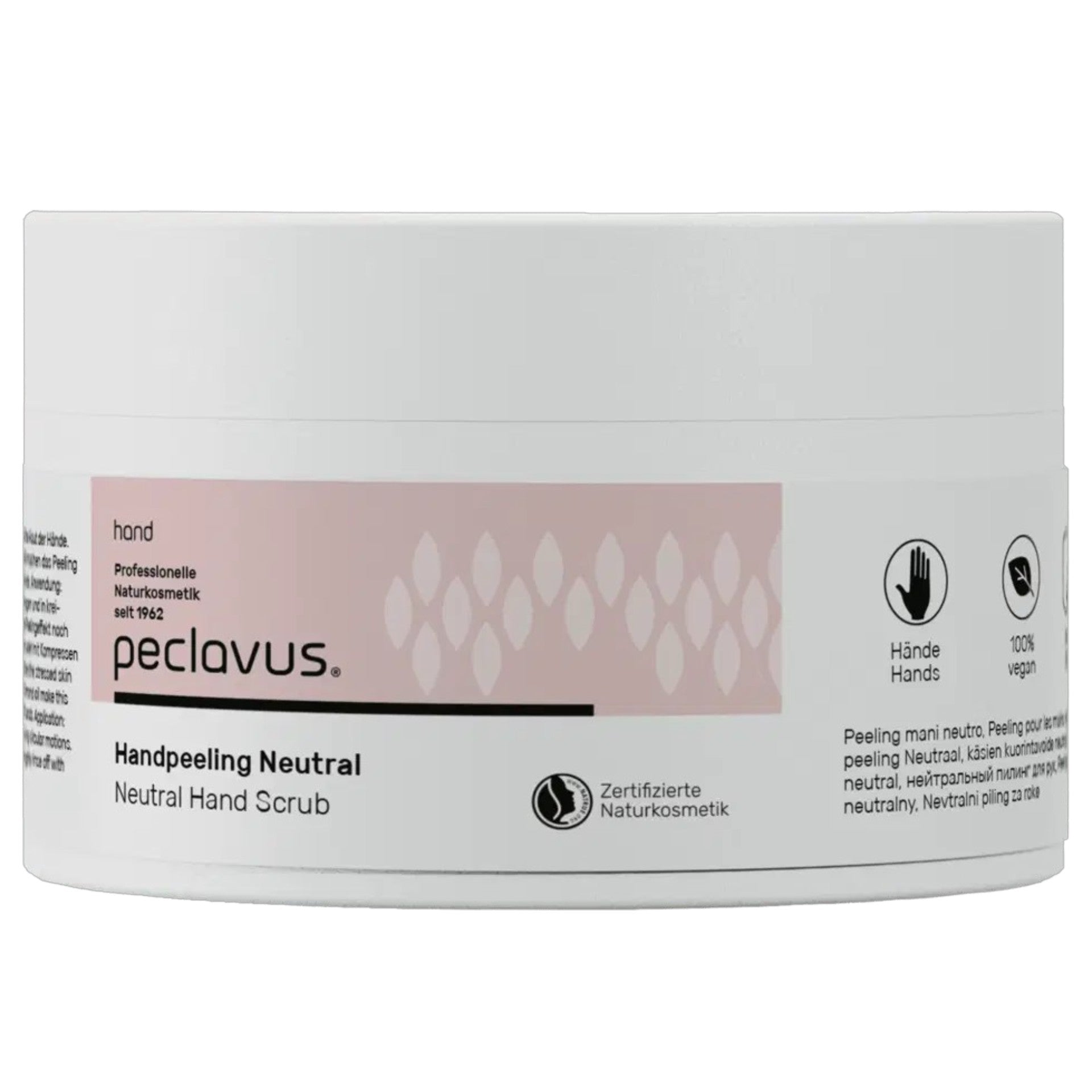 PECLAVUS Handpeeling neutral – NATRUE Naturkosmetik, 300g, Dose Vorderseite