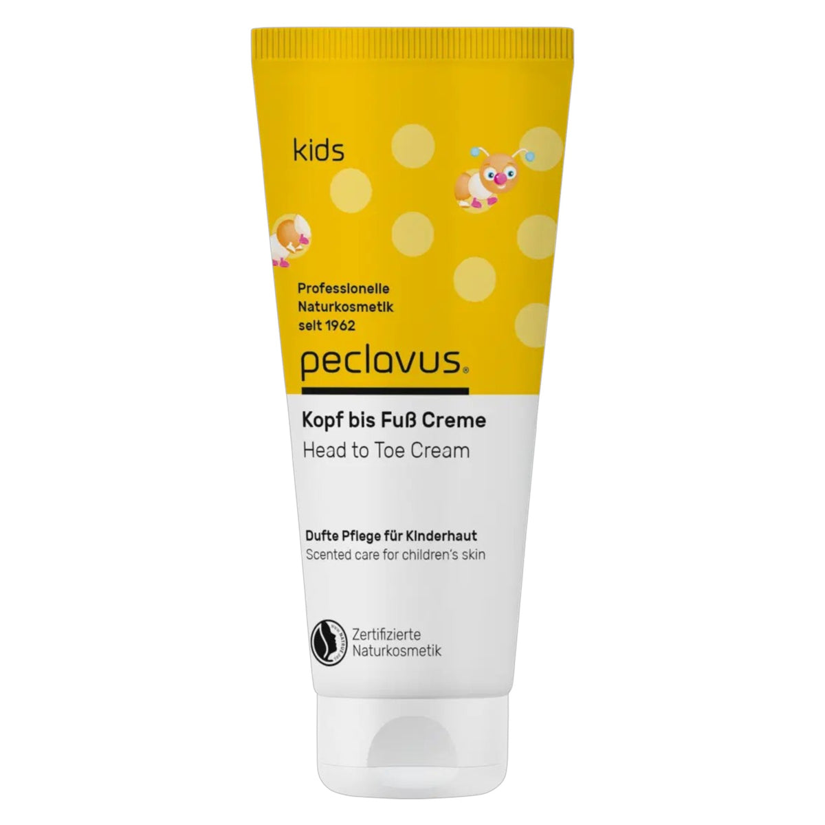PECLAVUS KIDS Kopf bis Fuß Creme – naturkosmetische Körperlotion, 100ml, Tube