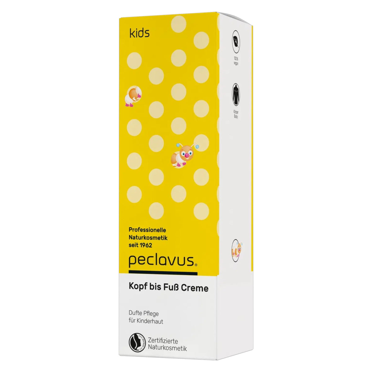 PECLAVUS KIDS Kopf bis Fuß Creme – naturkosmetische Körperlotion, 100ml, Umkarton