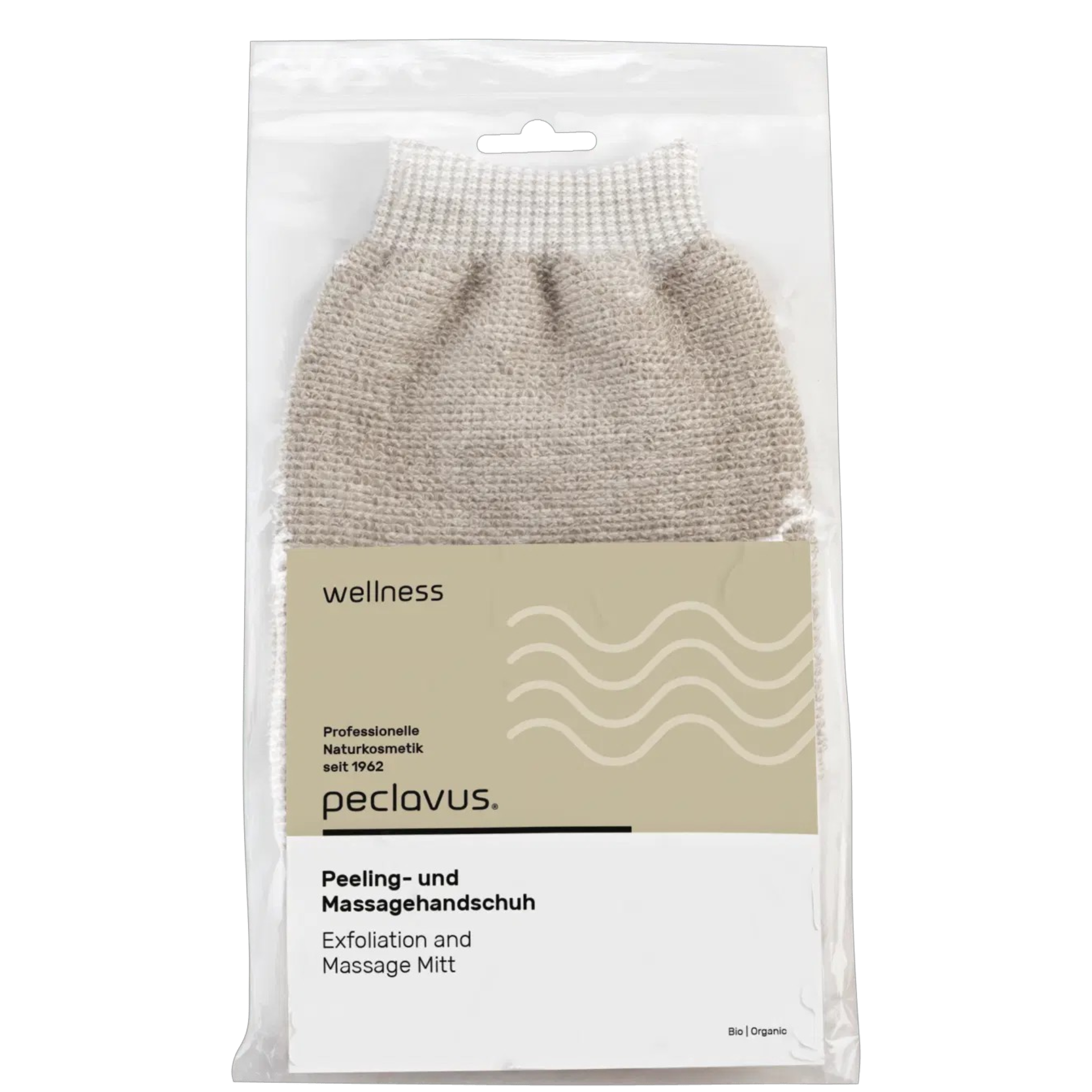 PECLAVUS Peeling- und Massagehandschuh, 1stück, in Verpackung
