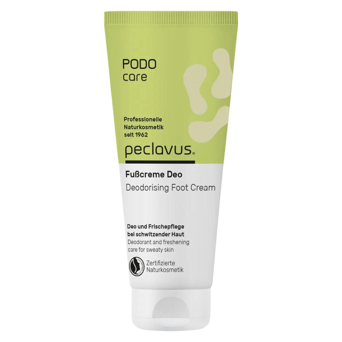 PECLAVUS PODOcare Fußcreme Deo – für schwitzende Haut, 100ml, Tube
