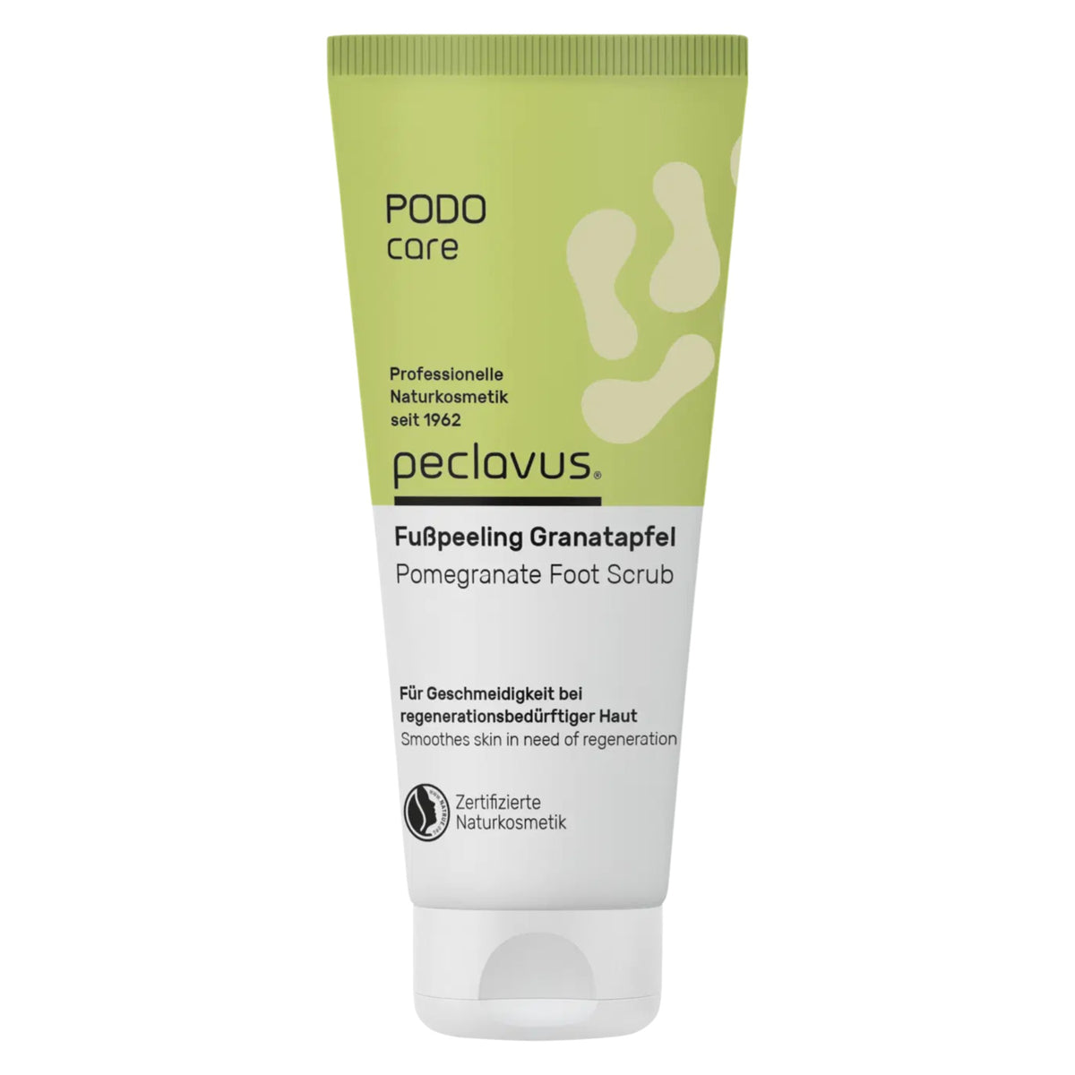 PECLAVUS PODOcare Fußpeeling Granatapfel – für regenerationsbedürftige Haut, 100ml, Tube