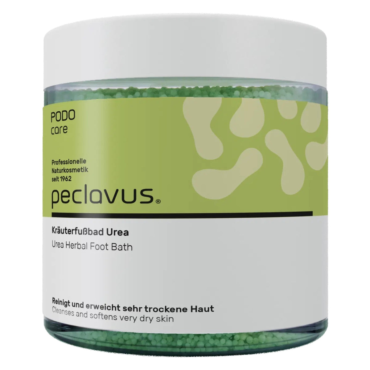 PECLAVUS PODOcare Kräuterfußbad Urea – für ehr trockene Haut, 500g