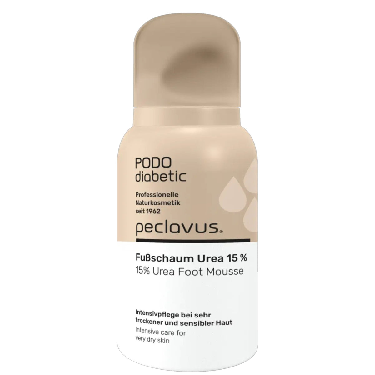 PECLAVUS PODOdiabetic Fußschaum Urea 15 % sehr trockene Haut , 35ml