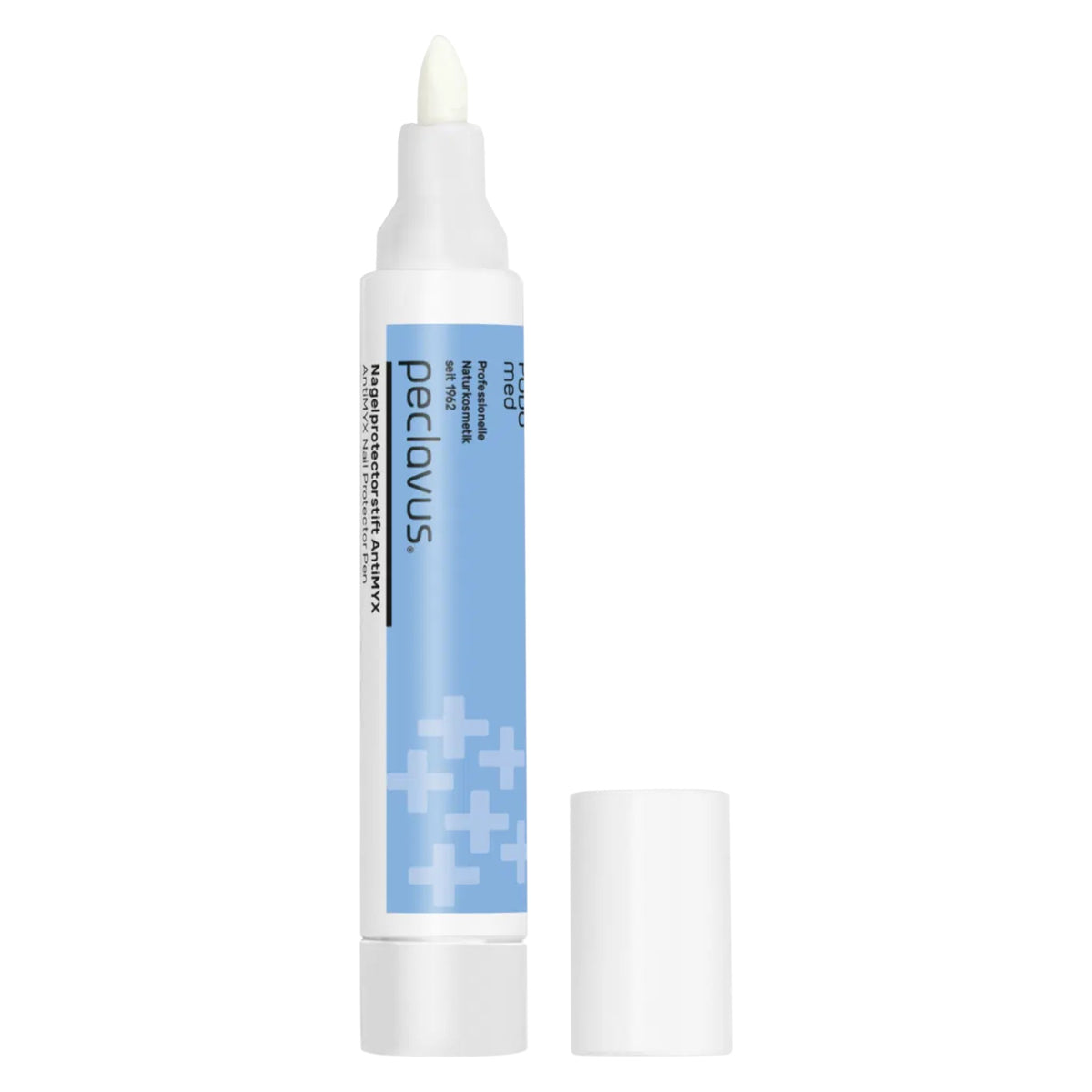 PECLAVUS PODOmed Nagelprotectorstift AntiMYX – für pilzempfindliche Nägel, 4ml, Stift offen