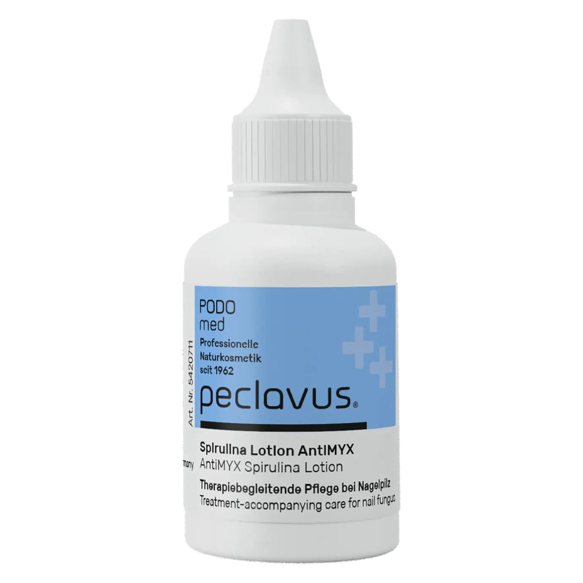 PECLAVUS PODOmed Spirulina Lotion – Nagelpflege mit MRSA-Schutz, 20ml
