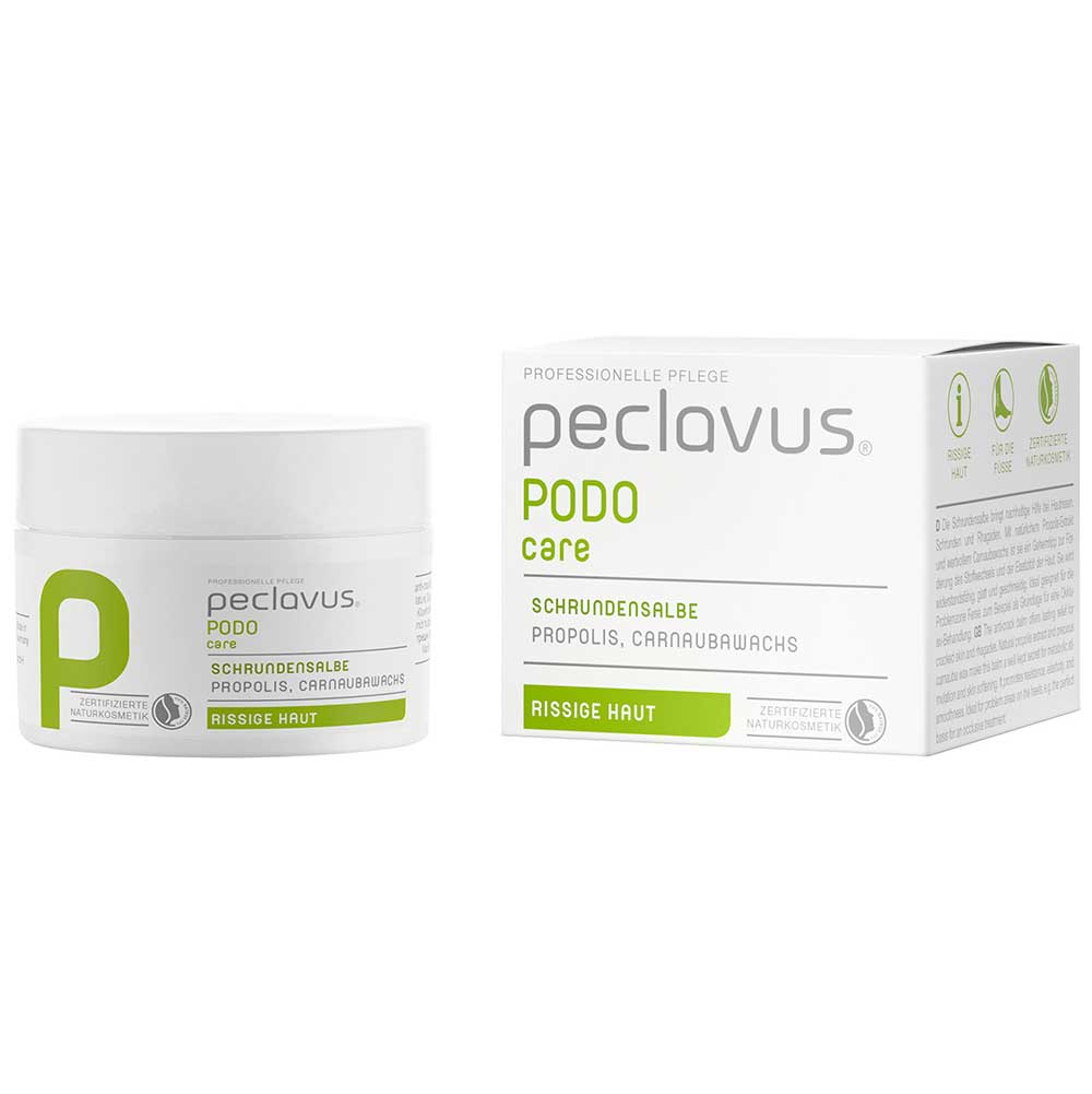 PECLAVUS Schrundensalbe , 50ml, Tiegel und Umkarton