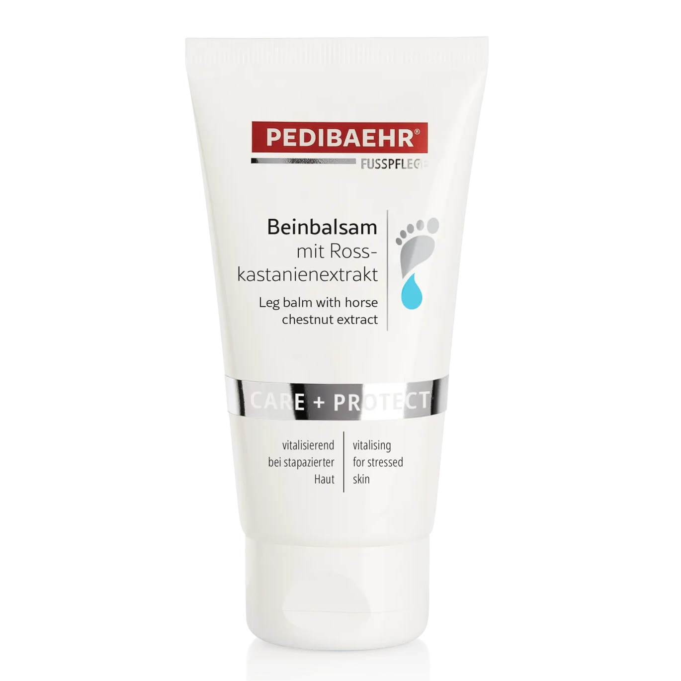 PEDIBAEHR Beinbalsam mit Rosskastanienextrakt – Pflege für müde, schwere Beine, 75ml, Tube