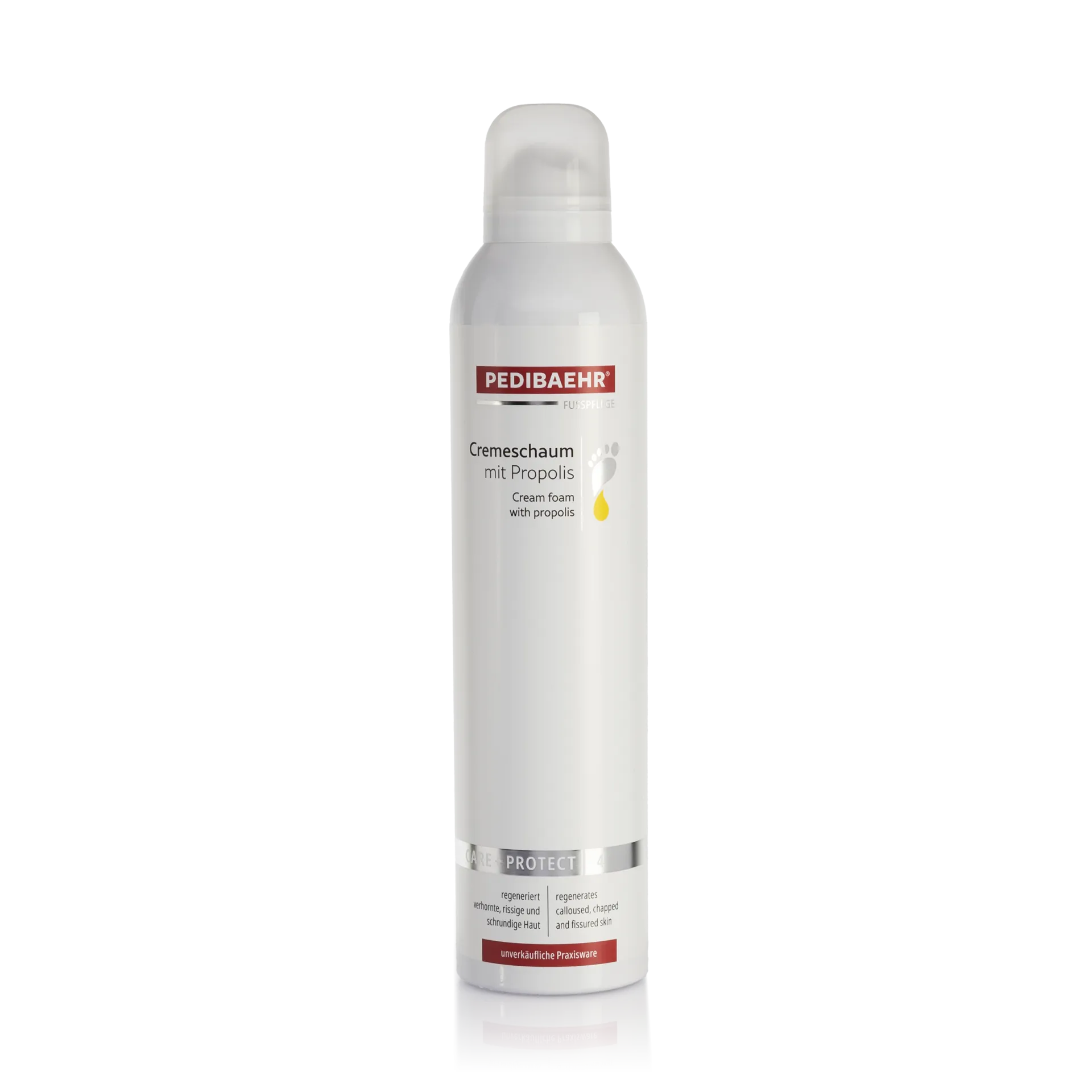 PEDIBAEHR Cremeschaum mit Propolis – Intensive Pflege für rissige Füße, 300ml
