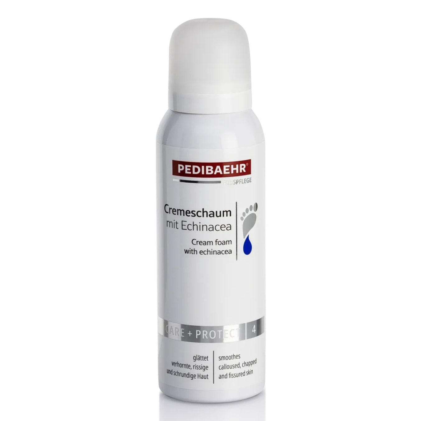 PEDIBAEHR Cremeschaum Schrunden mit Echinacea, 125ml, Schaumspender