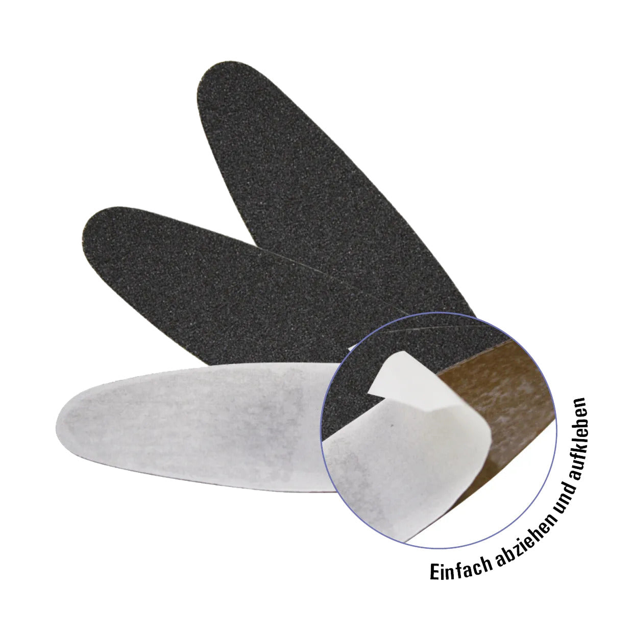 PEDIBAEHR Feilblätter mittel für Hornhautfeile Edelstahl, Körnung 100, 50stk