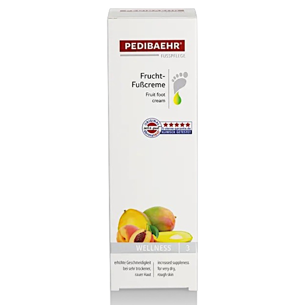 PEDIBAEHR Frucht-Fußcreme , 125ml, Umkarton