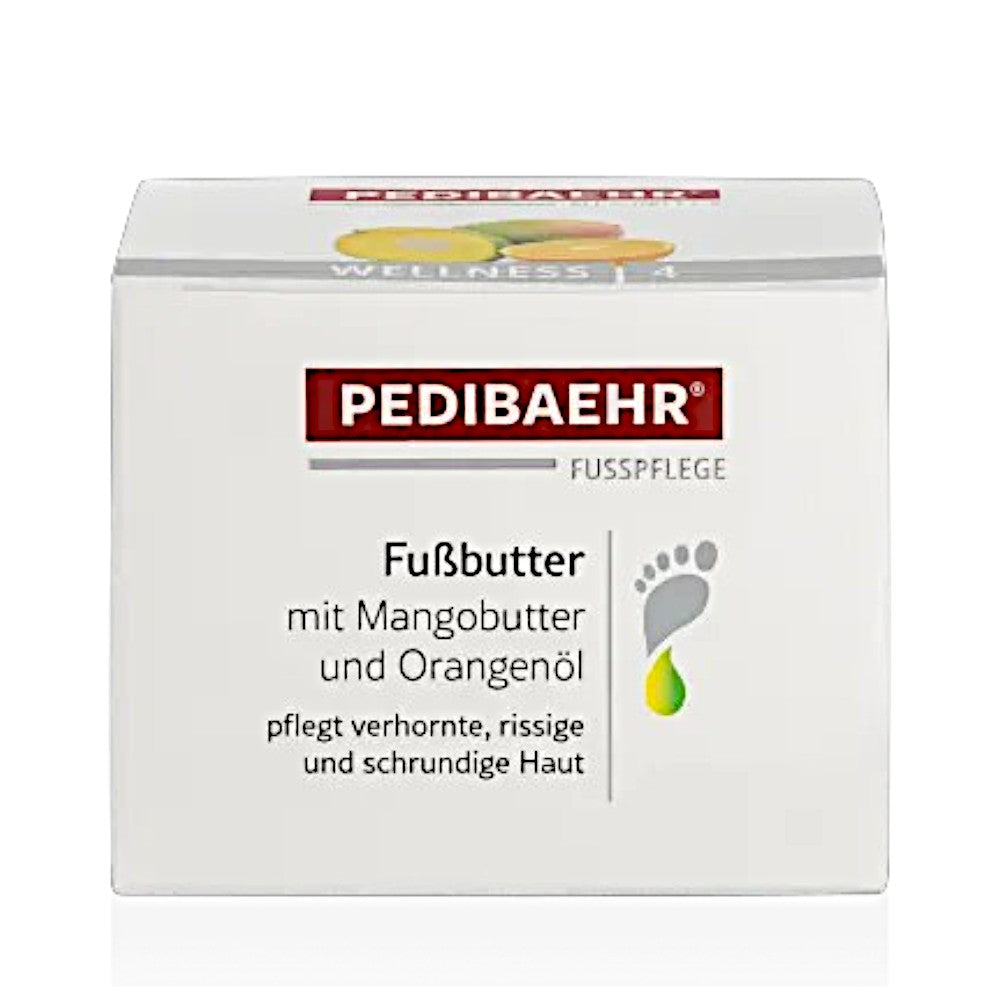 PEDIBAEHR Fussbutter mit Mango und Orangenöl , 75ml, Umkarton