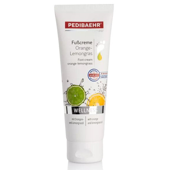 PEDIBAEHR Fußcreme Orange-Lemongras , 125ml, Tube