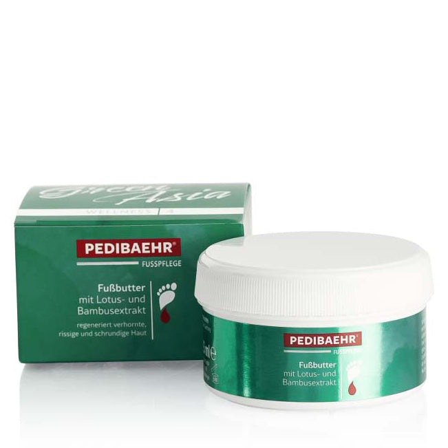 PEDIBAEHR Green Asia Fußbutter, 125ml, Dose und Umkarton
