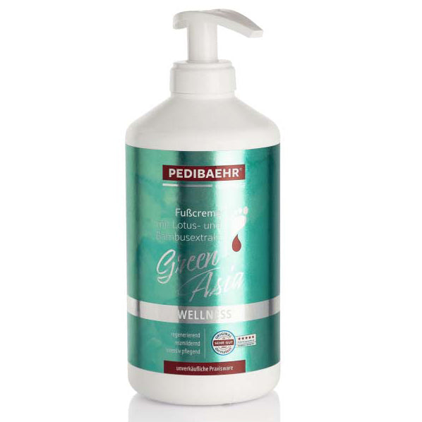 PEDIBAEHR Green Asia Fußcreme , 500ml, Pumpspender