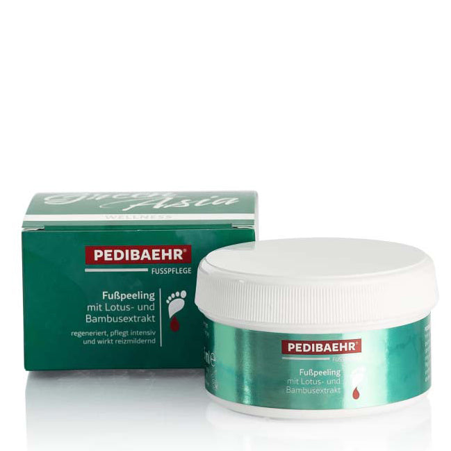 PEDIBAEHR Green Asia Fußpeeling , 125ml, Dose und Umkarton