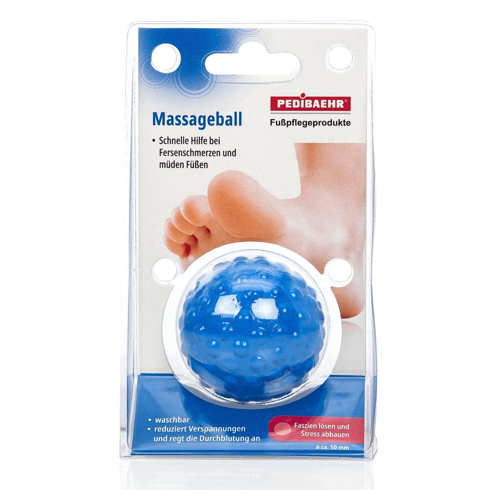 PEDIBAEHR Massageball – entspannende Fußmassage für müde Füße, 1 Stück
