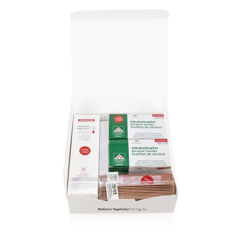 PEDIBAEHR Medilamin® Nageltinktur 100-Tage-Kur, ., Umkarton offen