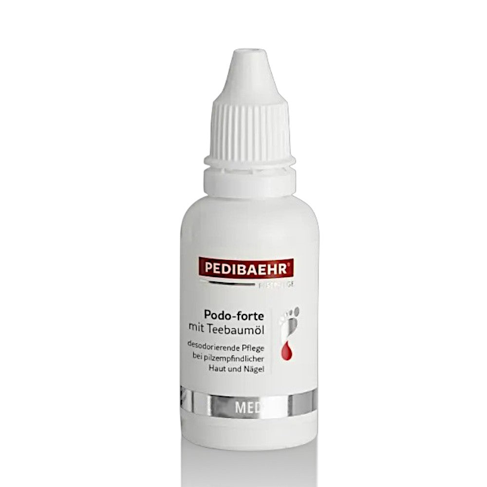 PEDIBAEHR Podo-Forte mit Teebaumöl , 30ml, Flasche mit Dosierspitze