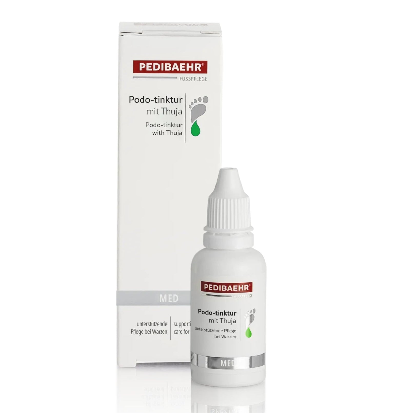 PEDIBAEHR Podo-tinktur mit Thuja, 30ml, Flasche mit Dosierspitze