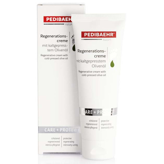 PEDIBAEHR Regenerationscreme mit Olivenöl , 125ml, Tube und Umkarton
