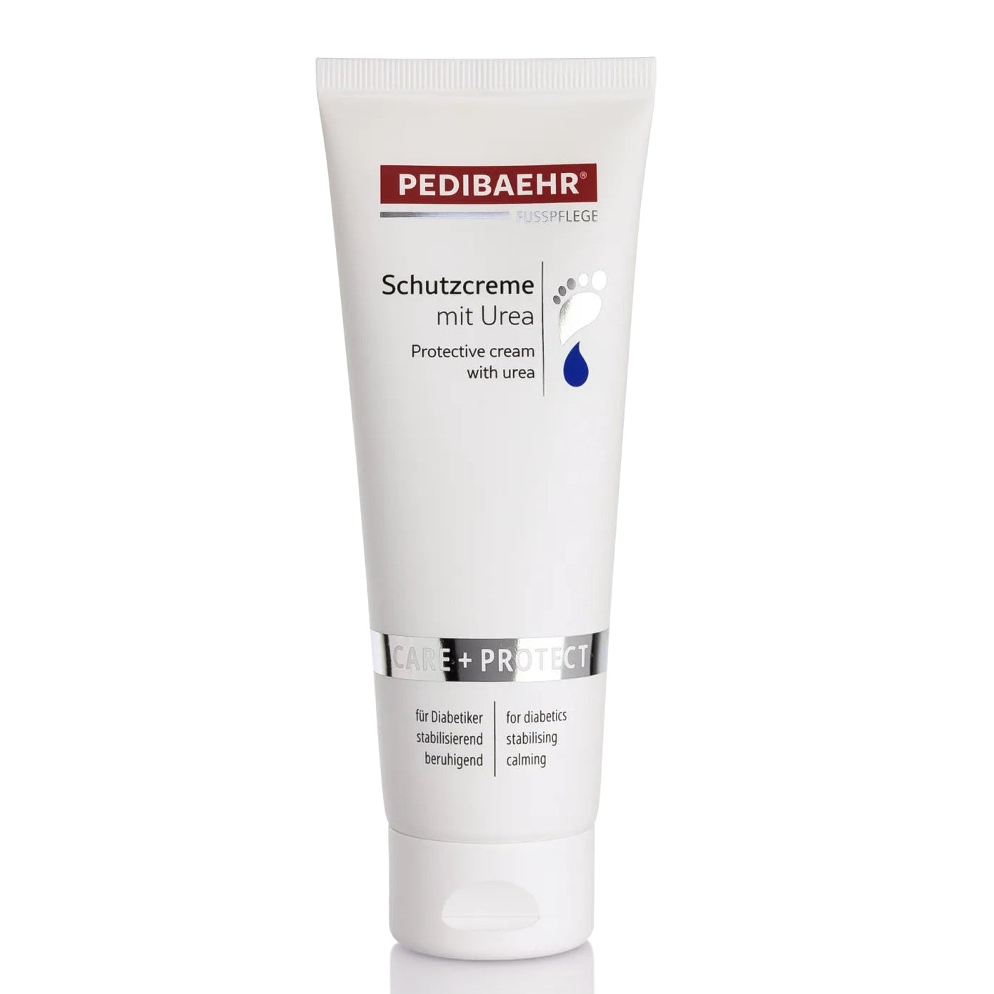 PEDIBAEHR Schutzcreme 10 % Urea – Pflege für beanspruchte Füße, 125ml, Tube