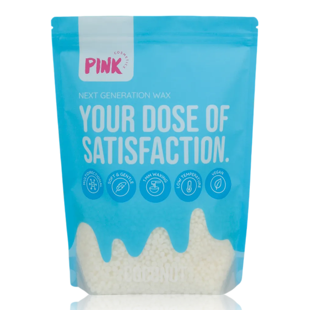 PINK COSMETICS Next Generation Wax – flexibles Premium-Wachs, 800g, Coconut Verpackung