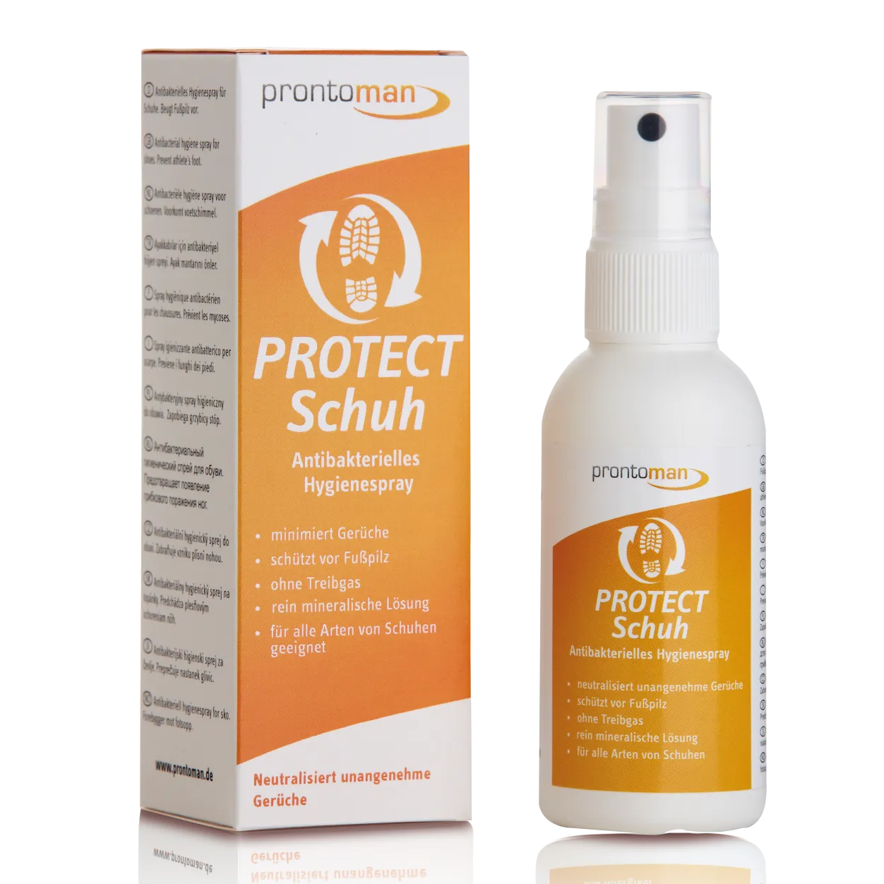 PRONTOMAN PROTECT Schuh – Desinfektionsspray, 75ml