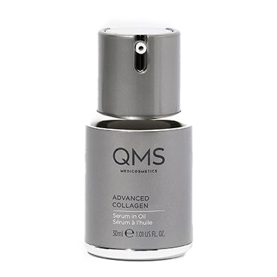 QMS Age Prevent Collagen Serum in Oil – für trockene, reife Haut, 30ml, Pumpspender