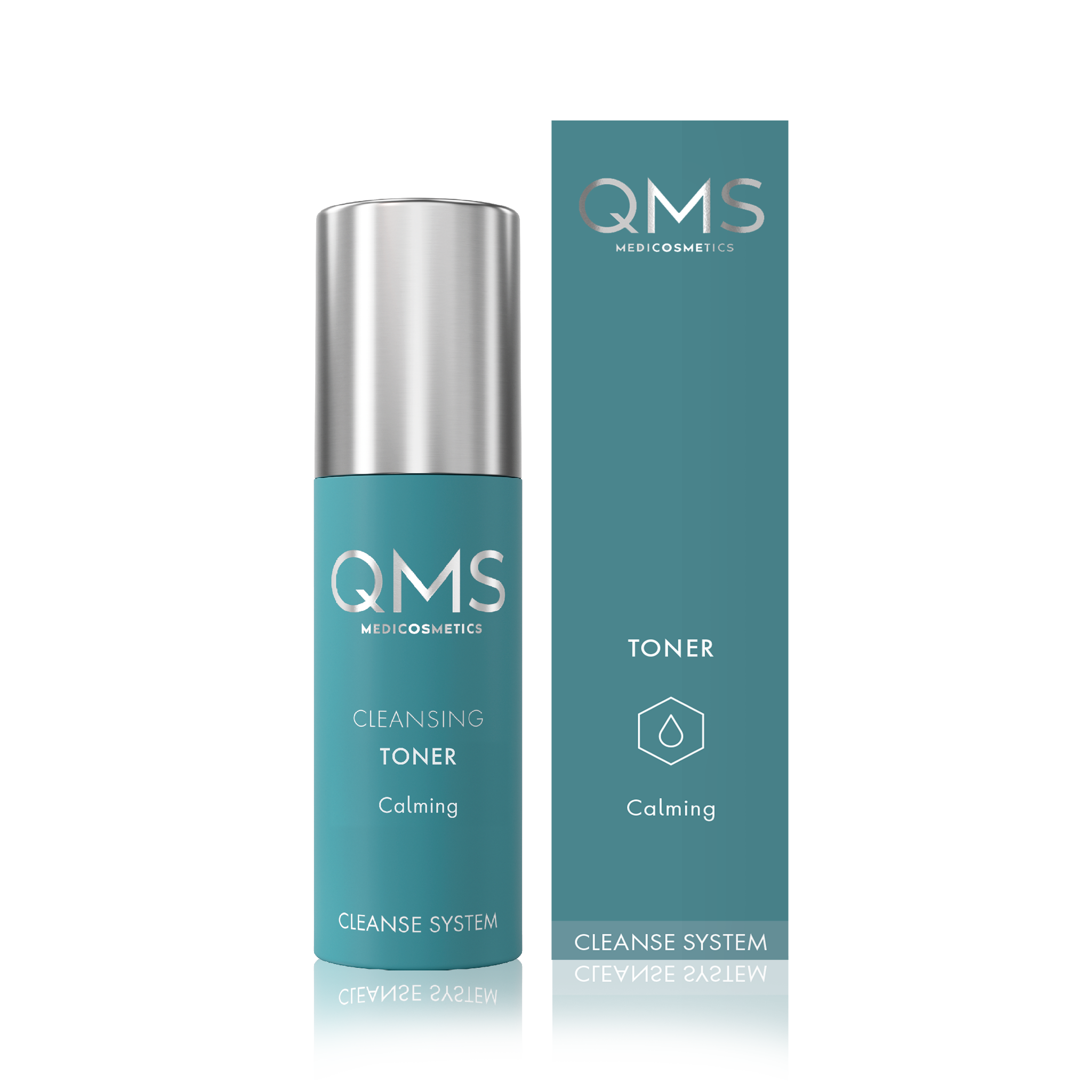 QMS Cleanse System Calming Toner, 50ml, Spender und Umkarton