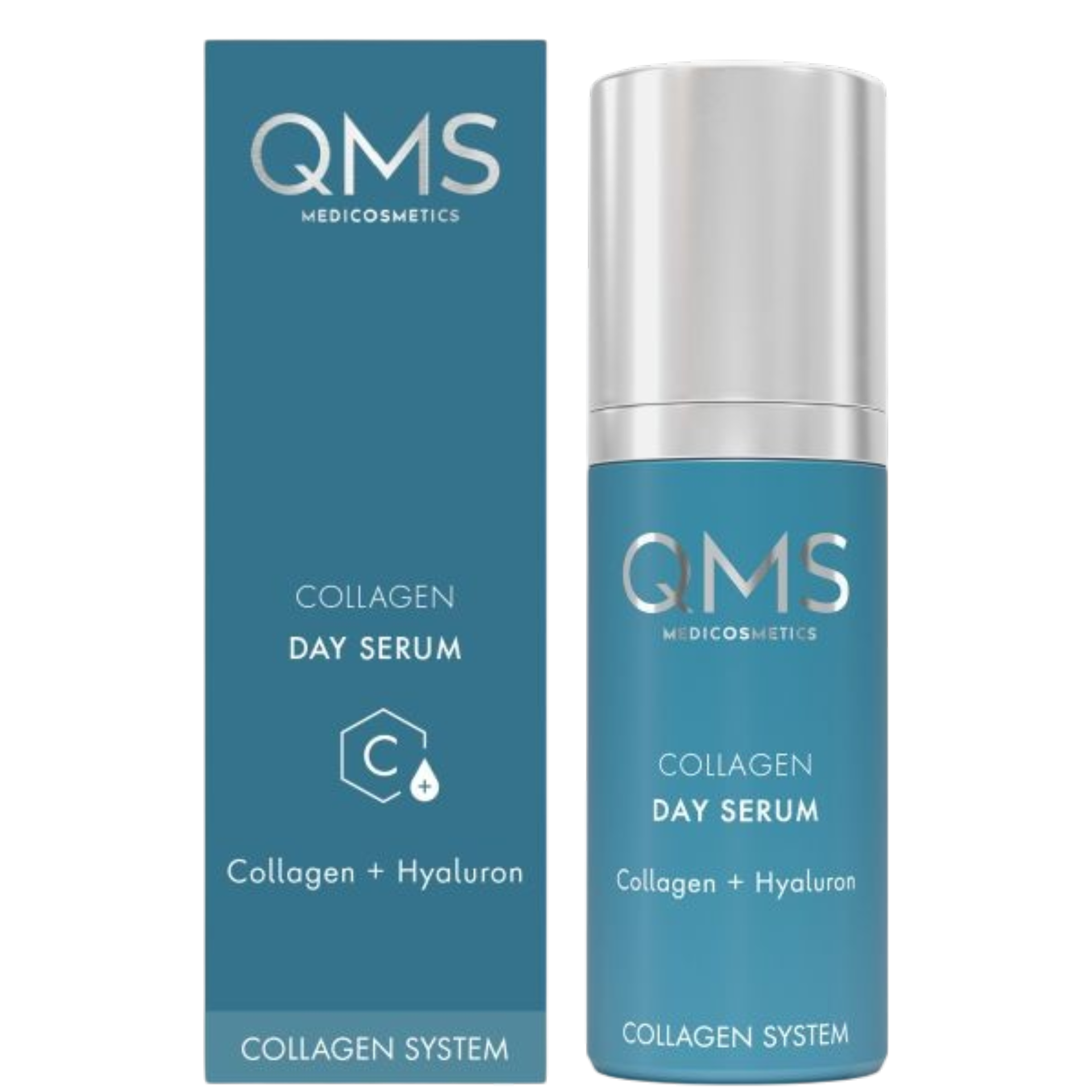 QMS Collagen Day Serum – Anti-Aging Pflege, 30ml, Spender und Umkarton