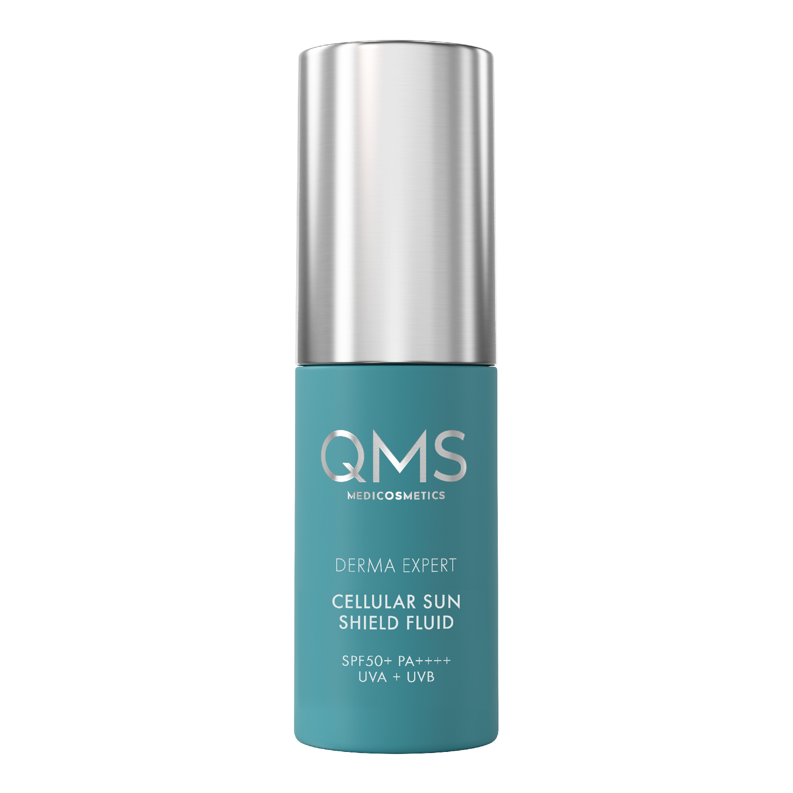QMS Derma Expert Cellular Sun Shield SPF 50+ PA++++ – Reiseröße, 10ml, Pumpspender