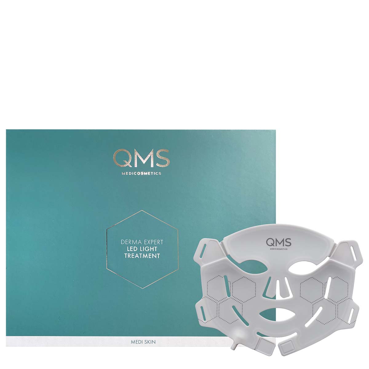 QMS Derma Expert LED Light Treatment – Maske zur Hautverjüngung, ., Maske und Umkarton