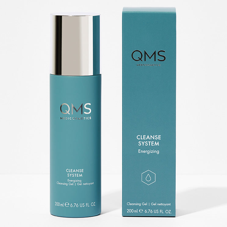 QMS Energizing Cleansing Gel , 200ml, Spender und Umkarton