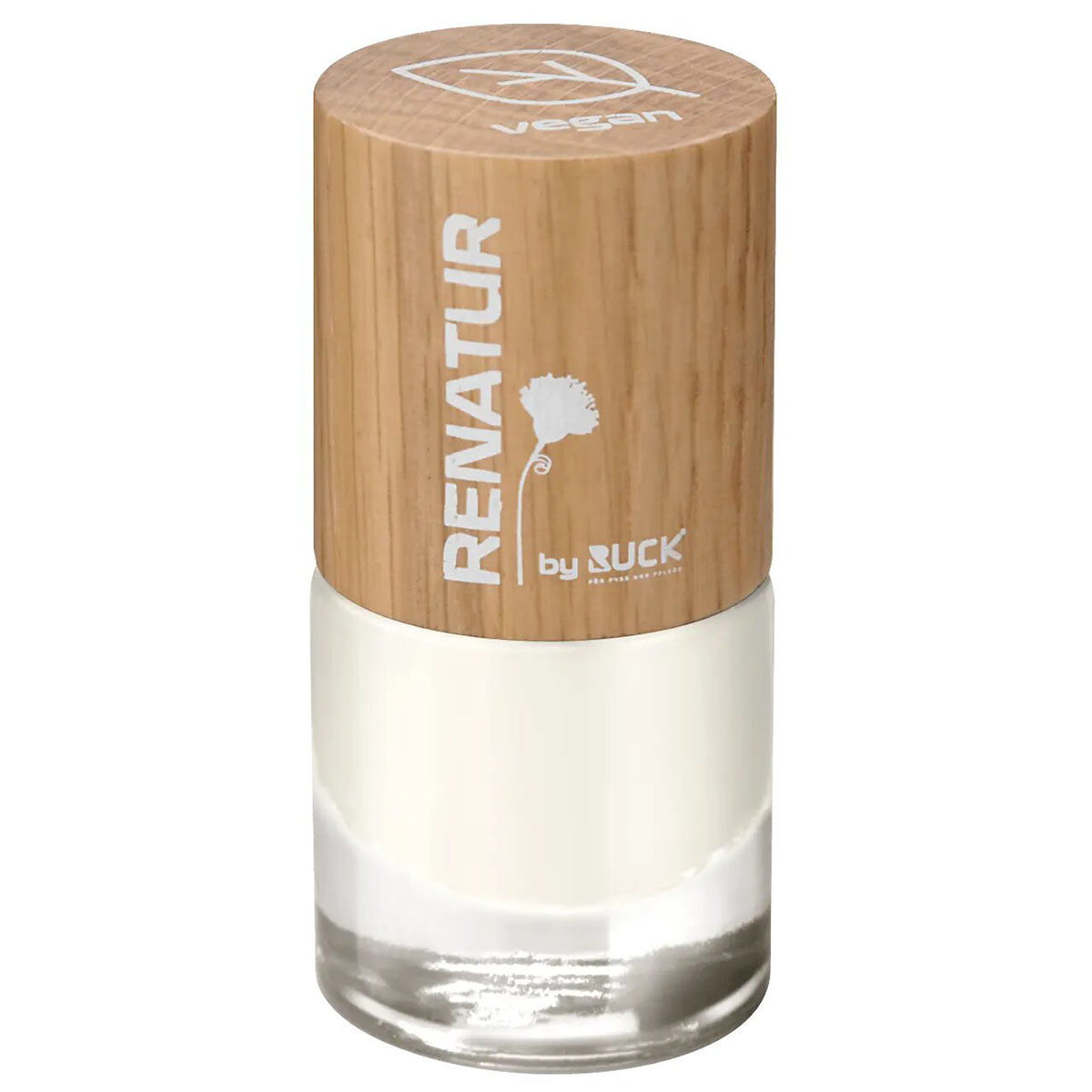 RENATURE Nail Polish Base Coat, 10ml, Pinselflasche