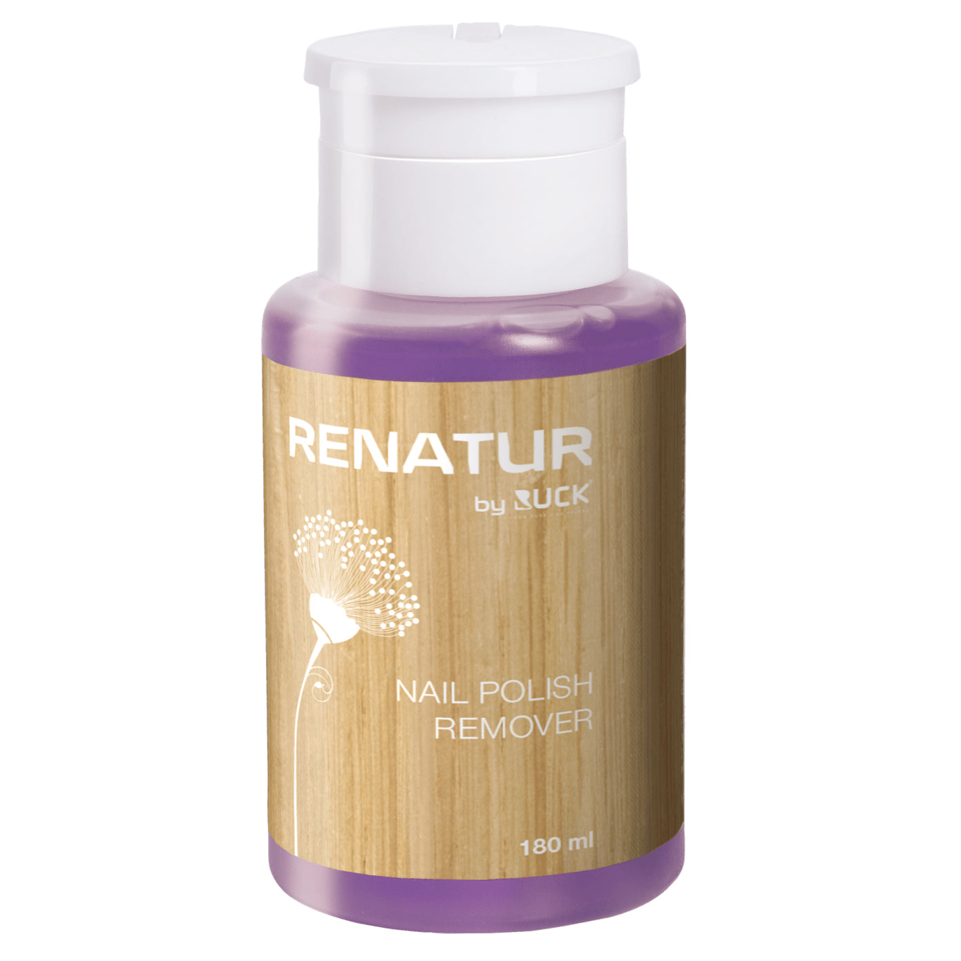 RENATURE Nail Polish Remover – Wildkirsche, 180ml, Dosierspender