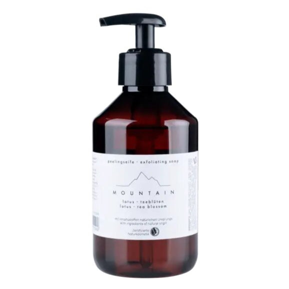 RUCK Peelingseife MOUNTAIN Lotus & Teeblüten , 250ml, Pumpspender
