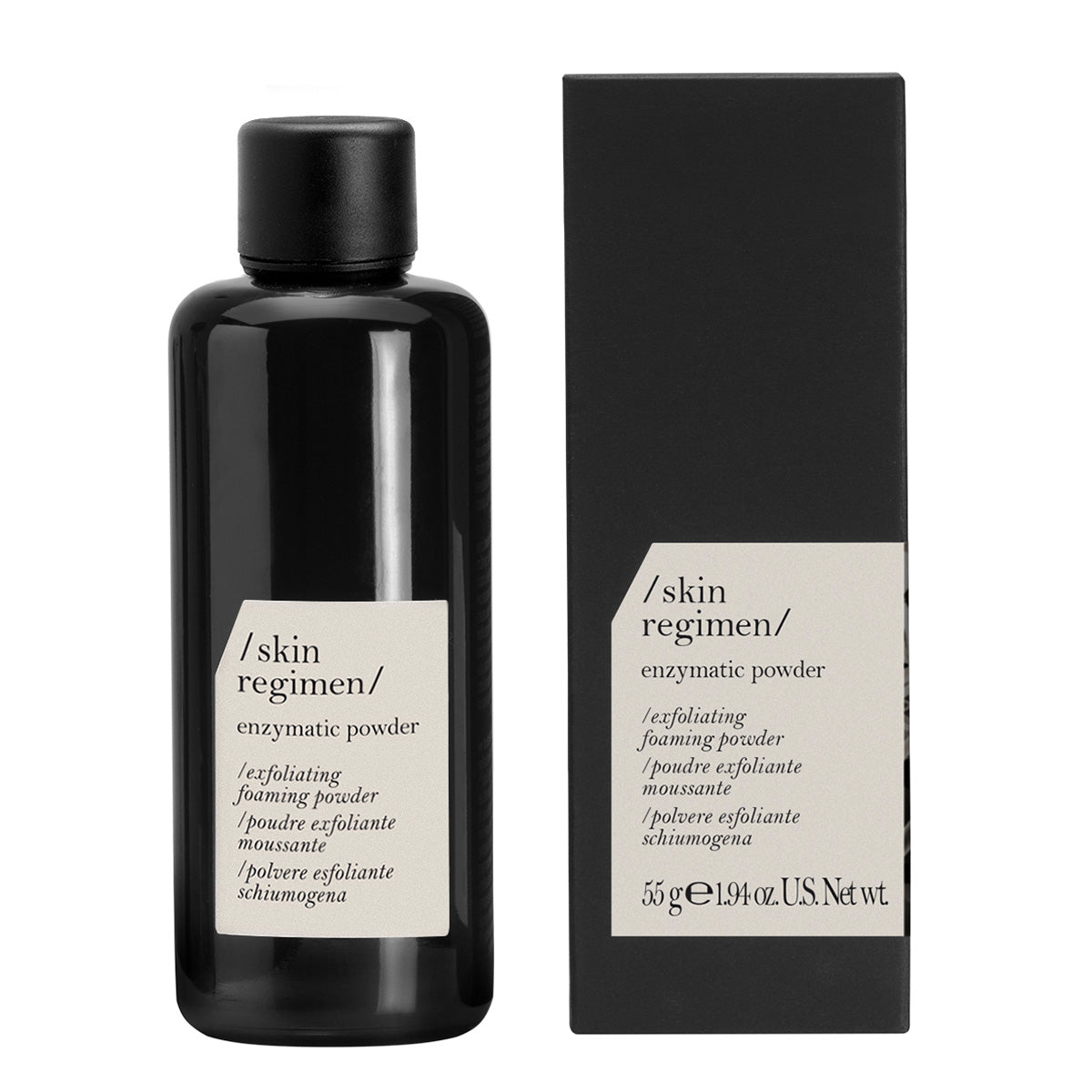 SKIN REGIMEN Enzymatic Powder  – Puderpeeling, 55g, Spender und Umkarton